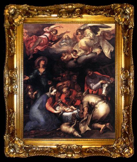framed  BLOEMAERT, Abraham Adoration of the Shepherds  ghgfh, ta009-2